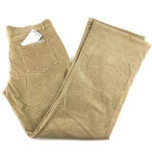 Max Studio Tan Corduroy Pants Womens Size 14 NWT